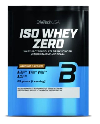 BioTech USA Iso Whey 25g lactose reduced o smaku orzechowym