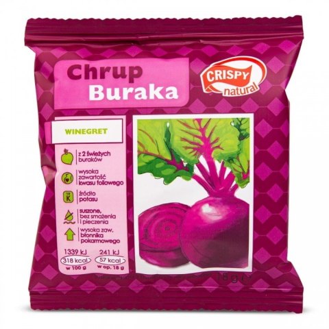 Crispy Natural Burak o smaku winegret 18 g