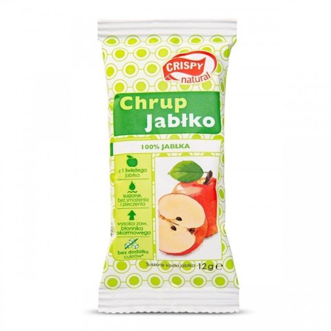 Crispy Natural Jabłko naturalne w kostce 12 g