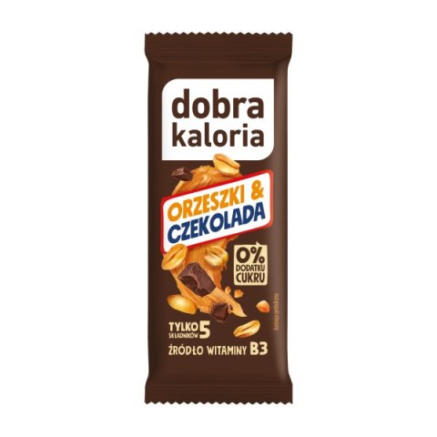 Dobra Kaloria Baton Orzeszki & czekolada 35g