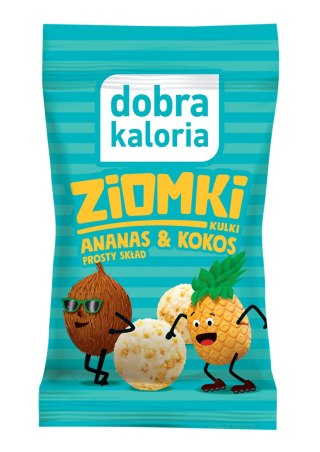 Dobra Kaloria Kulki Ziomki ananas i kokos 24g