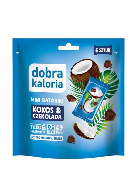 Dobra Kaloria Mini batoniki kokos & czekolada 102 g