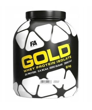 FA Gold Whey Protein Isolate 2 kg o smaku waniliowym