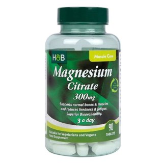 Holland & Barrett Magnez Cytrynian 300mg 90 tabletek