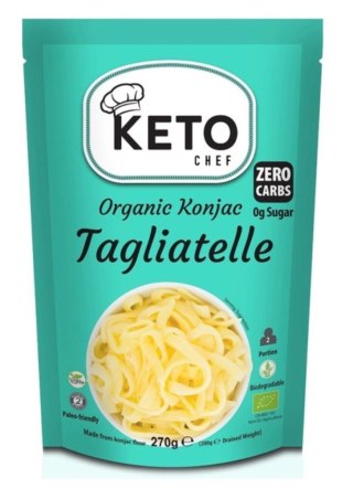 Keto Chef Makaron Konjac Tagliatelle Bezglutenowy BIO 270 g