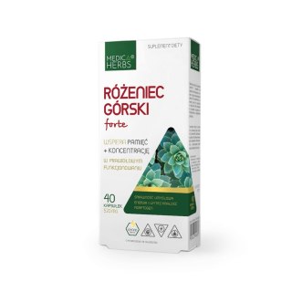 Medica Herbs Różeniec Górski Forte 40 kapsułek