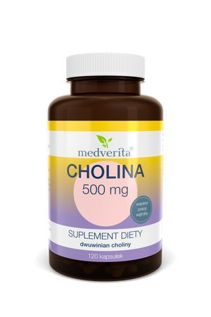 Medverita Cholina 500 mg 120 kapsułek