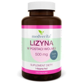 Medverita Lizyna 500 mg 100 kapsułek