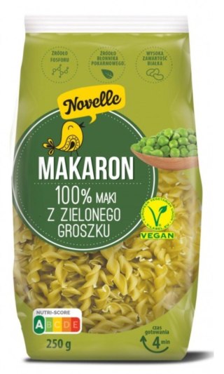 Novelle Makaron Proteinowy Z Groszku Zielonego Świderki 250 g