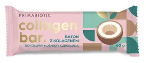 PrimaBiotic Collagen Bar o smaku kokosowym 40g