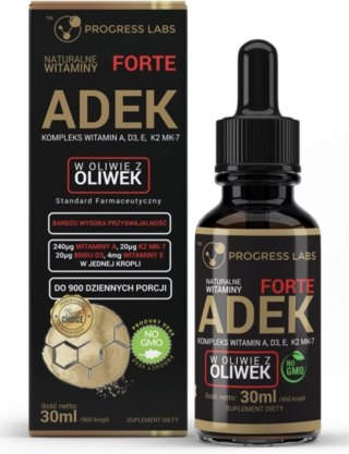 Progress Labs Naturalna Witamina ADEK Forte 30ml