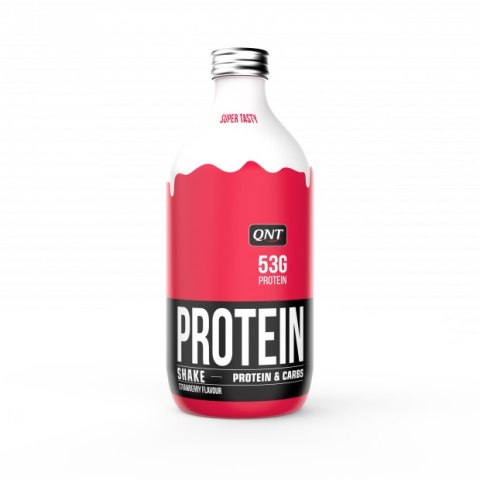 QNT Protein Shake Napój białkowy 500ml o smaku truskawkowym