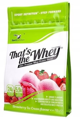 Sport Definition That's The Whey 700g o smaku truskawkowym