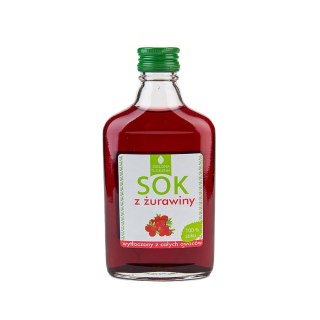 Zielona Tłocznia Sok z żurawiny 100% 200ml