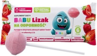 BABU Lizak na odporność 6 g o smaku truskawkowym