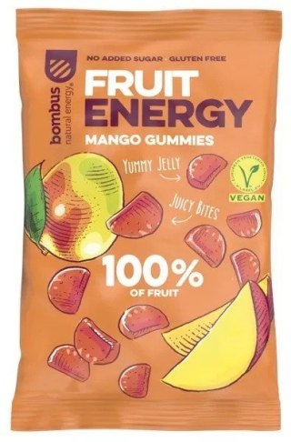 BOMBUS Przekąski z mango 100% owoców bezglutenowe 35 g