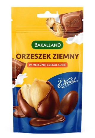 Bakalland Orzeszek ziemny Arachid w mlecznej czekoladzie 72 g