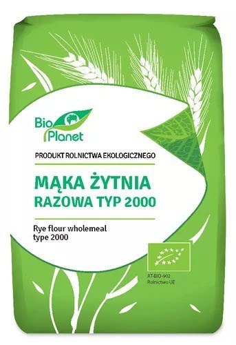 Bio Planet Mąka Żytnia Razowa Typ 2000 BIO 1 kg