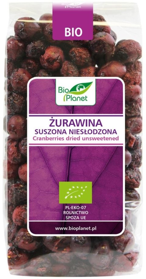 Bio Planet Żurawina Słodzona Sokiem Jabłkowym BIO 400 g