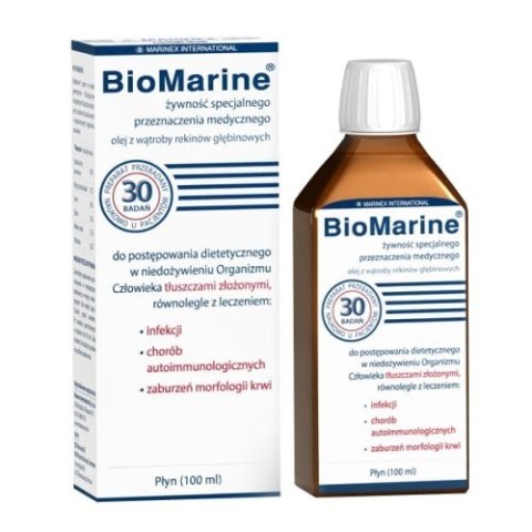 BioMarine® olej z wątrób rekinów głębinowych płyn 100 ml