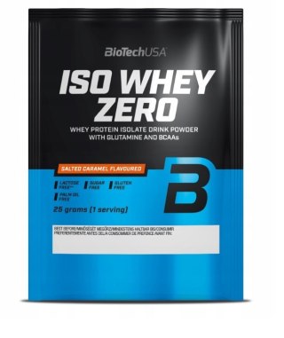 BioTech USA Iso Whey 25g lactose reduced o smaku słony karmel