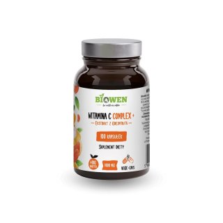 Biowen Witamina C Complex+ ekstrakt z grejpfruta 100 kapsułek