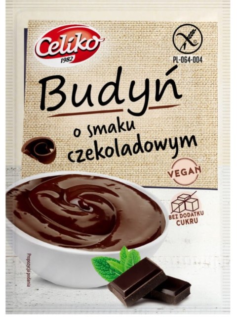 Celiko Budyń O Smaku Czekoladowym Bezglutenowy 40 g