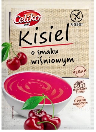 Celiko Kisiel O Smaku Wiśniowym Bez Dodatku Cukru Bezglutenowy 40 g