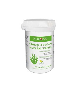 Norsan Omega-3 Vegan Kapsułki 80 kapsułek