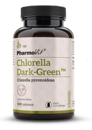 Pharmovit Chlorella DARK-GREEN 500 tabletek vege