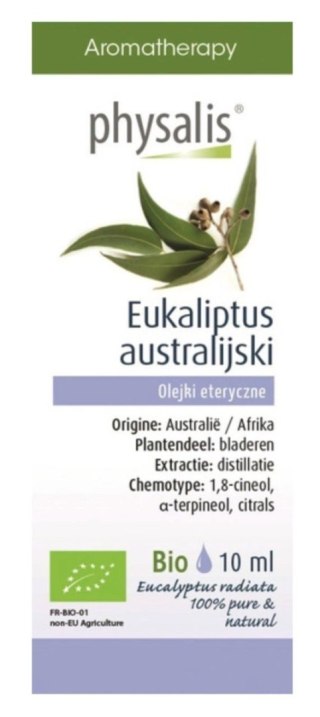 Physalis Olejek Eteryczny Eukaliptus Australijski BIO 10 ml