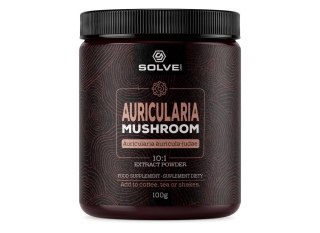 SolveLabs Auricularia (Uszak bzowy) 10:1 Mushroom Powder 100g