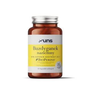 UNS Buzdyganek Naziemny 500 mg + Bioperine 60 vege kapsułek