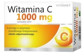 VITADIET Witamina C 1000 mg 60 kapsułek