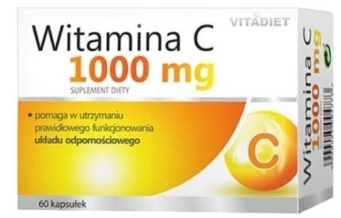 VITADIET Witamina C 1000 mg 60 kapsułek